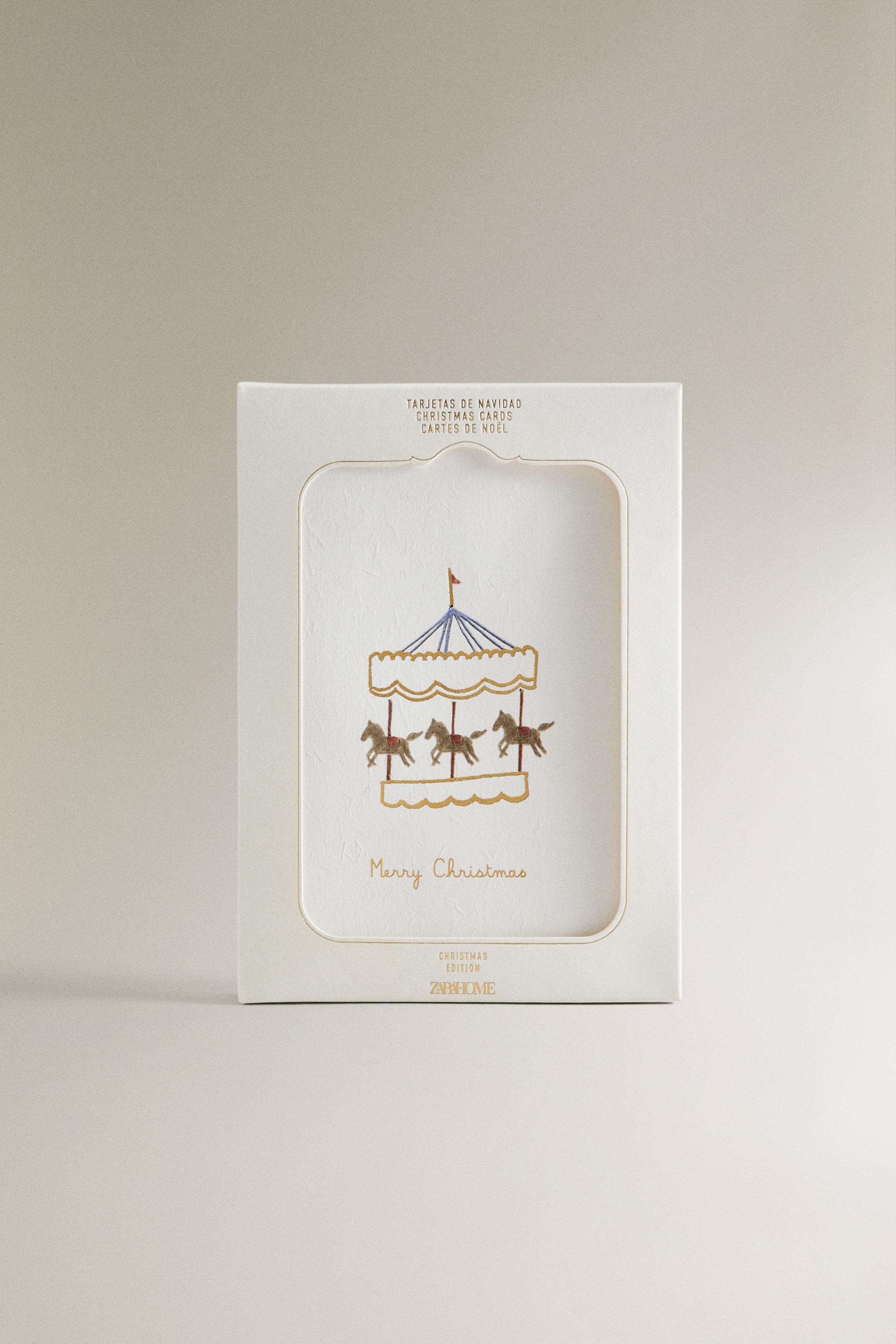 SET OF CHRISTMAS FIGURE POSTCARDS (SET OF 6)